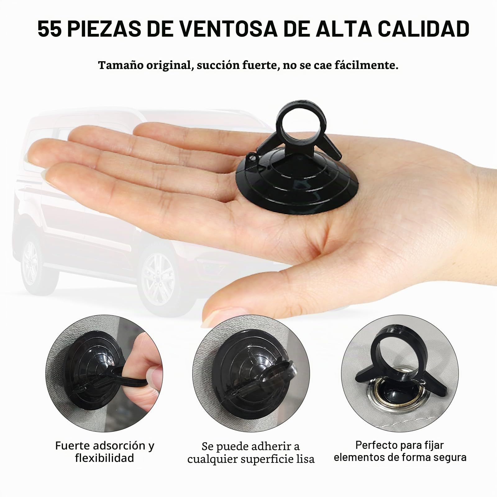 Parasol para Parabrisas Compatible con Ford Grand Tourneo Connect (LWB) 2013-2022, Juego de Protector de Parabrisas, Juego de Ventana de Persiana Térmica Interior con Bolsa Almacenamiento - 12 Piezas