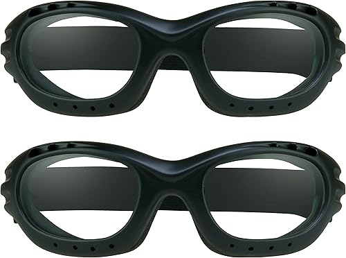 Miniatura 8 de Lentes de motocicleta para hombre y mujer Disponibles en color ahumado, azul espejado, naranja espejado, transparente o amarillo.