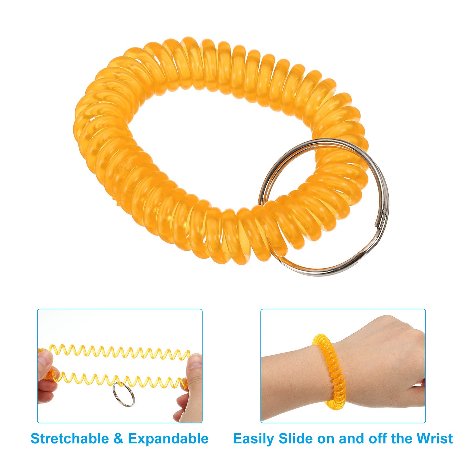 PATIKIL Spiral Wrist Coil Keychain - Image 3