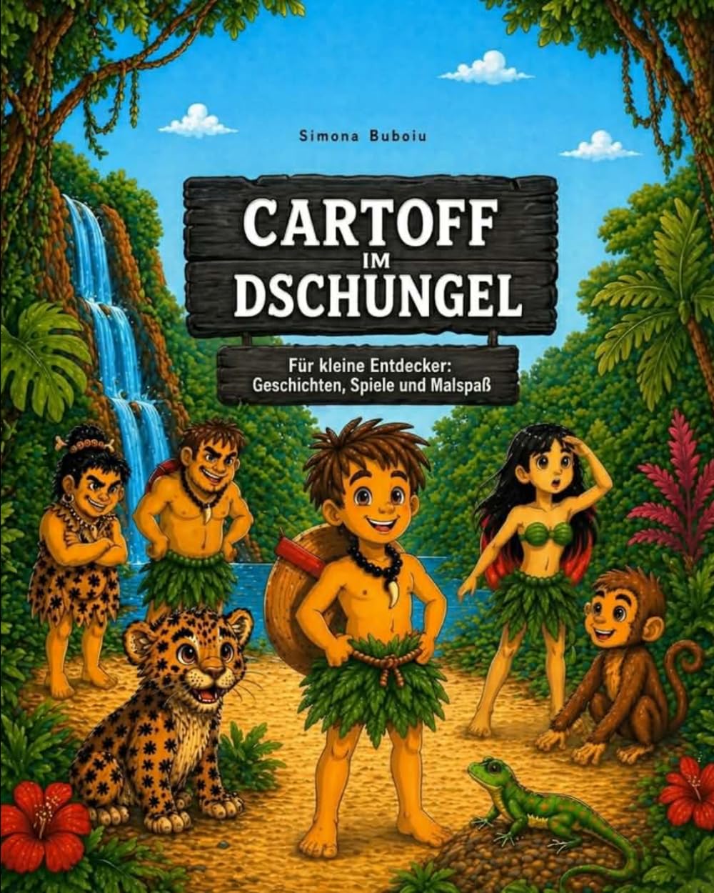 Cartoff im dschungel: Für kleine Entdecker: Geschichten, Spiele und Malspaß