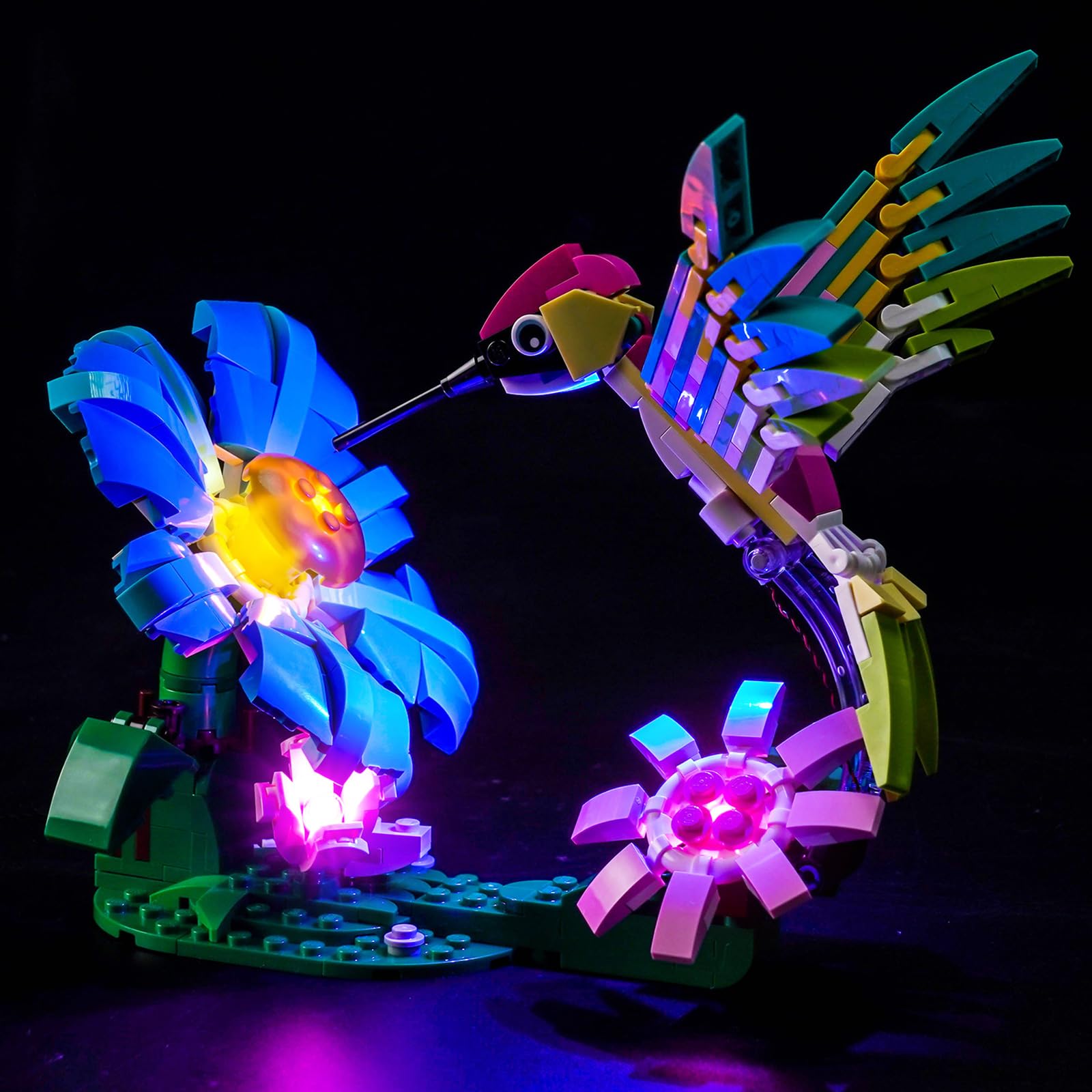 Light Kit Compatible with Lego 31384 Wild Animals: Colorful Hummingbird (No Model), Decoration Lighting Set Compatible with Lego Wild Animals: Colorful Hummingbird Building Blocks Model — image 1