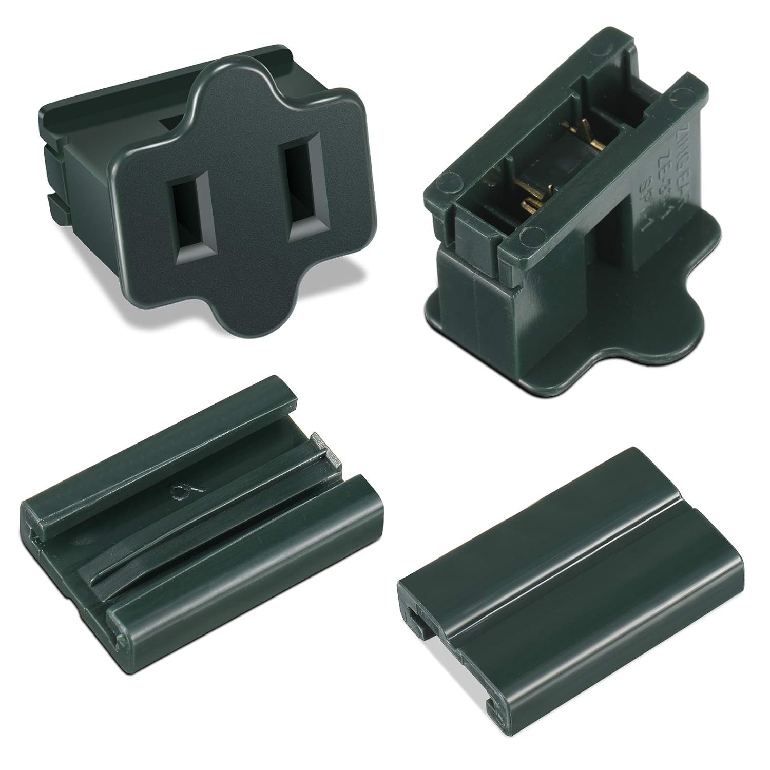 Frienda 10 Pieces Zip Plug Gilbert Vampire Slip On Plugs for Christmas(SPT-1 Female Plug)