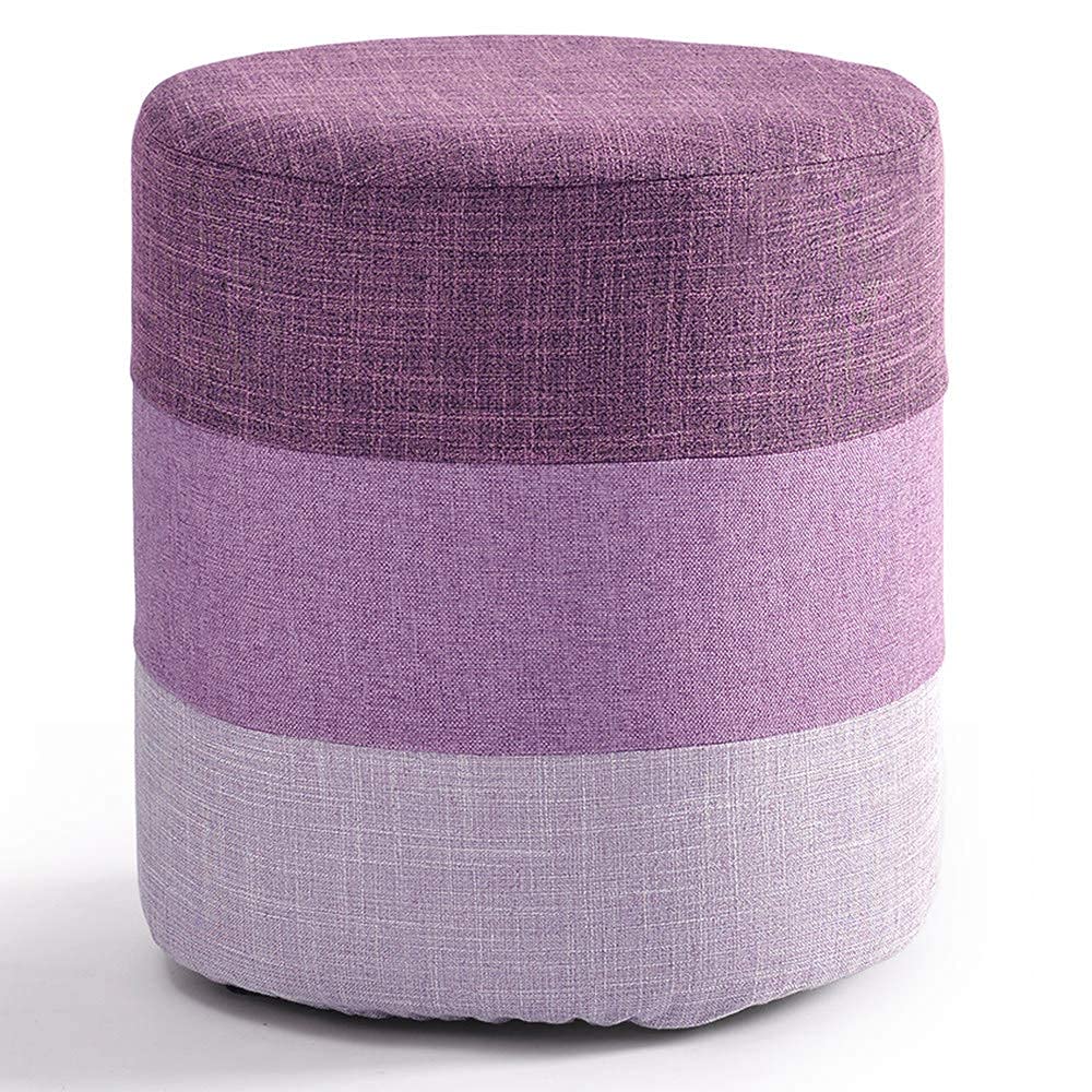 Repose-Pied carré et rond pour canapé | Tabouret ottoman rembourré doux et compact pour salon