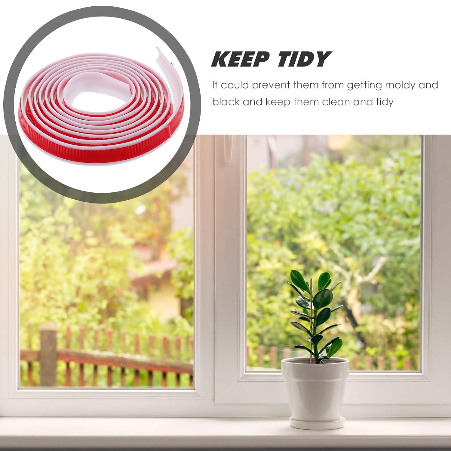 Bathroom Caulk Strip Tape TPE Self Adhesive Sealing for Sink