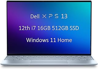 Dell XPS 13 9315 13.4" FHD+ (Intel 10-Core i7-1250U, 16GB LPDDR5 RAM, 512GB SSD) Thin & Light Business Laptop, Long Battery Life, Thunderbolt 4, IR Webcam, Backlit, Fingerprint, Wi-Fi 6E, Win 11 Home