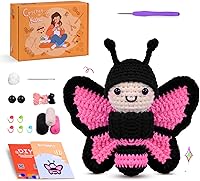 Vista 8 de Kit de ganchillo para principiantes, kit de inicio de ganchillo con tutoriales en video paso a paso, kits de animales de ganchillo para adultos