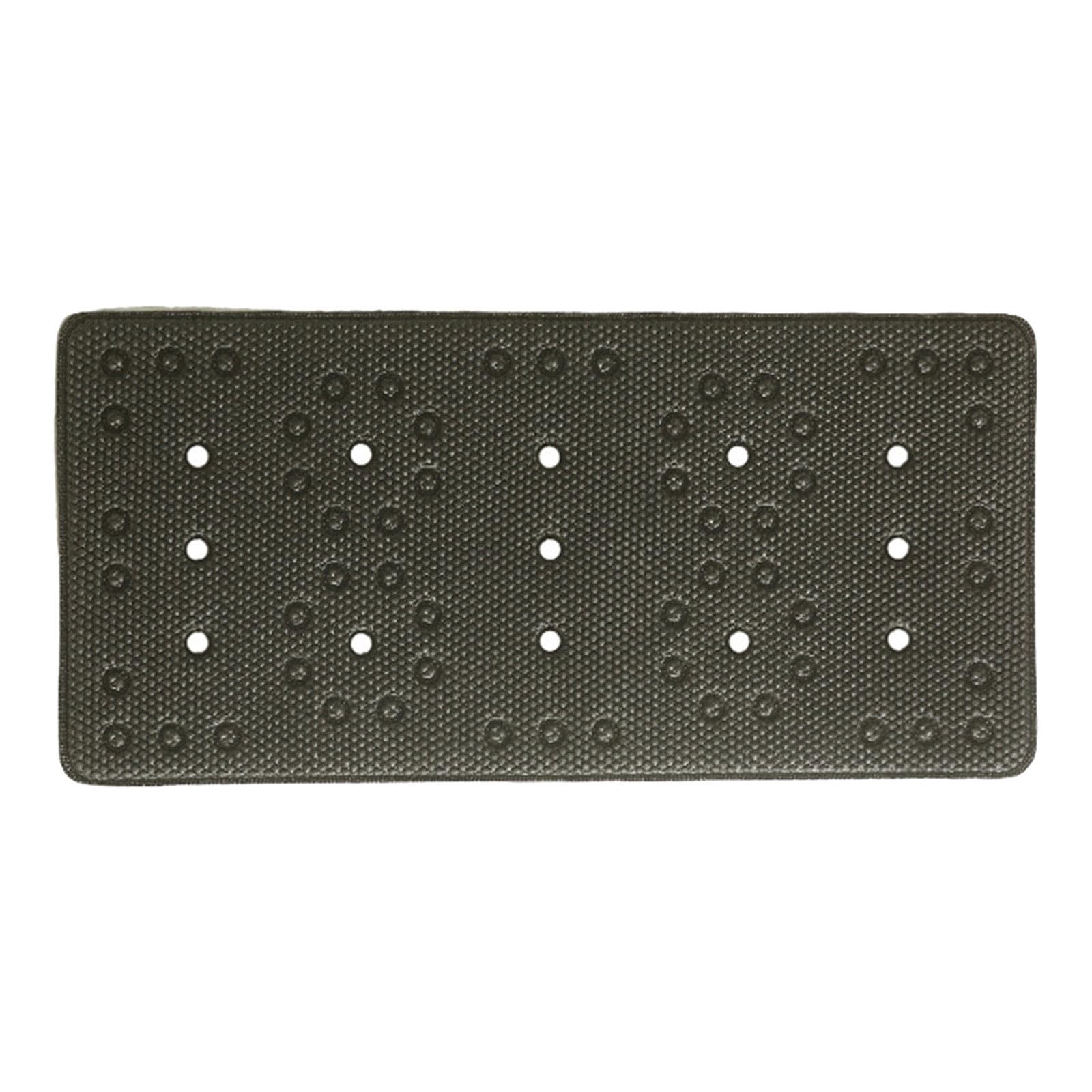 Hredyqw Extra Thick 14mm PVC Foam Bath Mat Strong Suction Cups For Slip Resistance And Pleasant Bathing