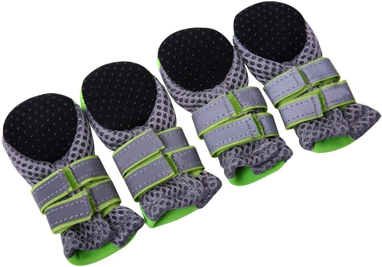 Winter Dog Shoes Warm Small Big Dogs Shoes Socks Waterproof Reflective Dog Boots Paw Protector Non Slip Rain Snow Pet Booties (Medium)