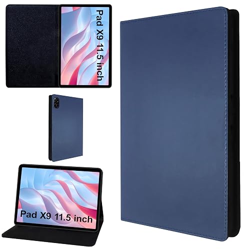 TGK Leather Flip Stand Case Cover for Honor Pad X9 11.5-inch (29.21 cm) Tablet (Blue)