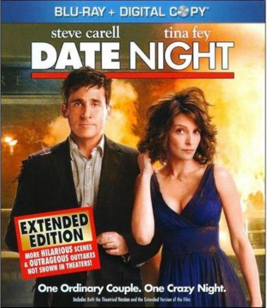 DATE NIGHT EXTENDED EDITION - BLU RAY/DIGITAL COPY [Blu-ray]