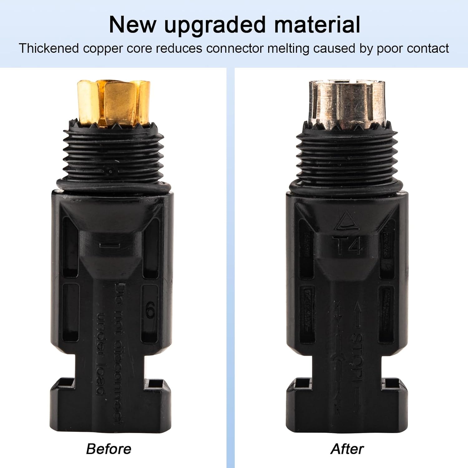 20A Solar Fuse Holder Inline with Male and Female Connector for Solar Panel and Solar Controller, Waterproof Solar Fuse Connector, Solar Surge Protection Device 5pcs