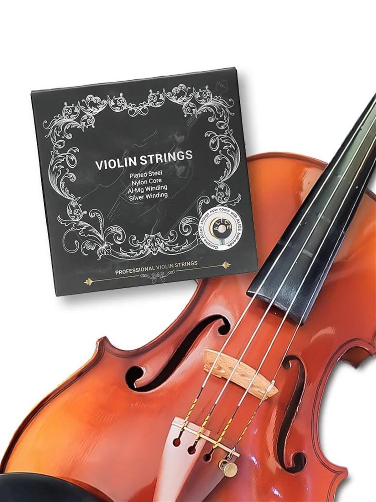 Parti di ricambio per violino Corde Per Violino Con Anima In Nylon E Avvolgimenti In Lega Per 1/8 1/4 1/2 3/4 4/4 Accessori Per Violino