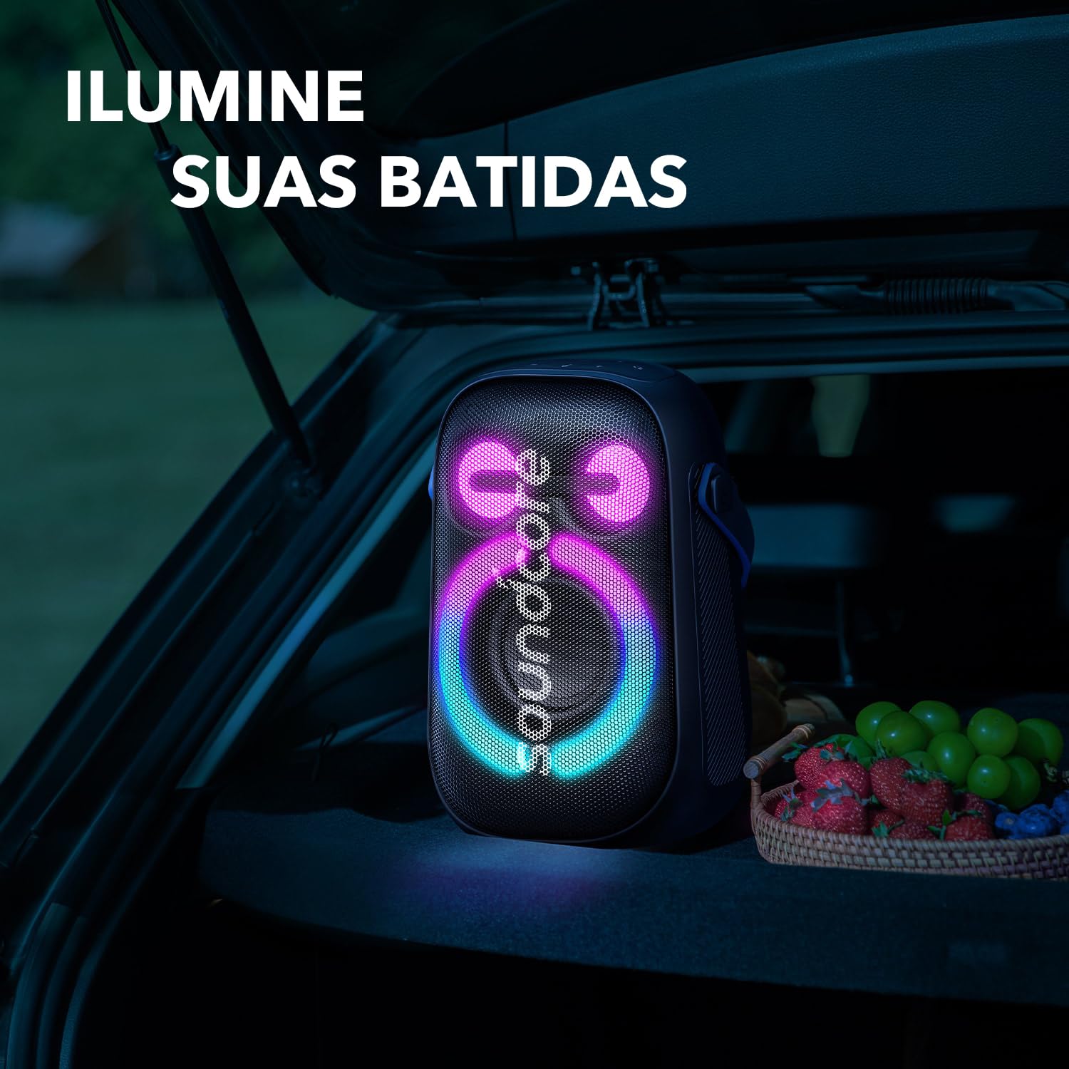 soundcore Anker Rave Neo 2, Alto-Falante Portátil, 80W