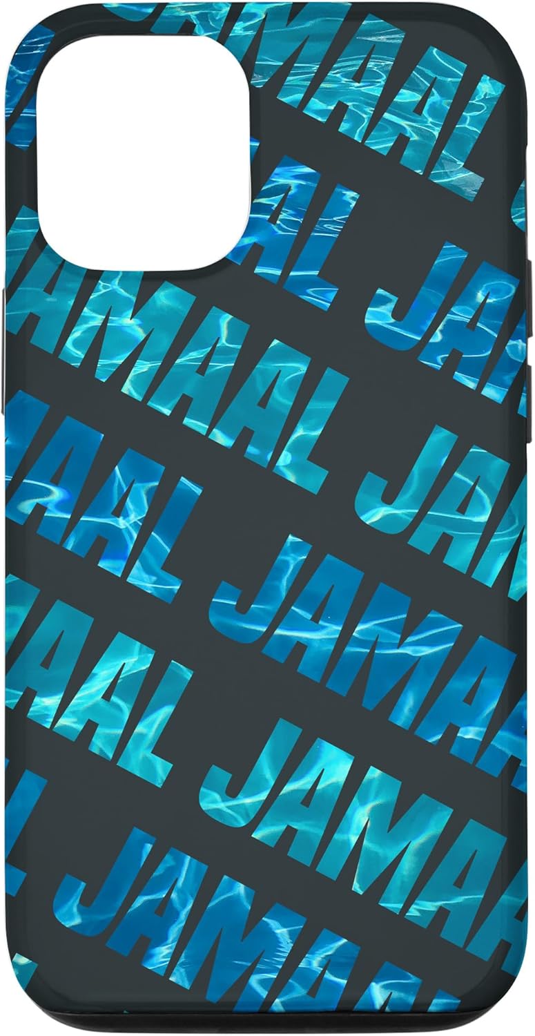 iPhone 11 Pro Max Custom Jamaal Phone Cover Blue Teal Gray Personalized Case