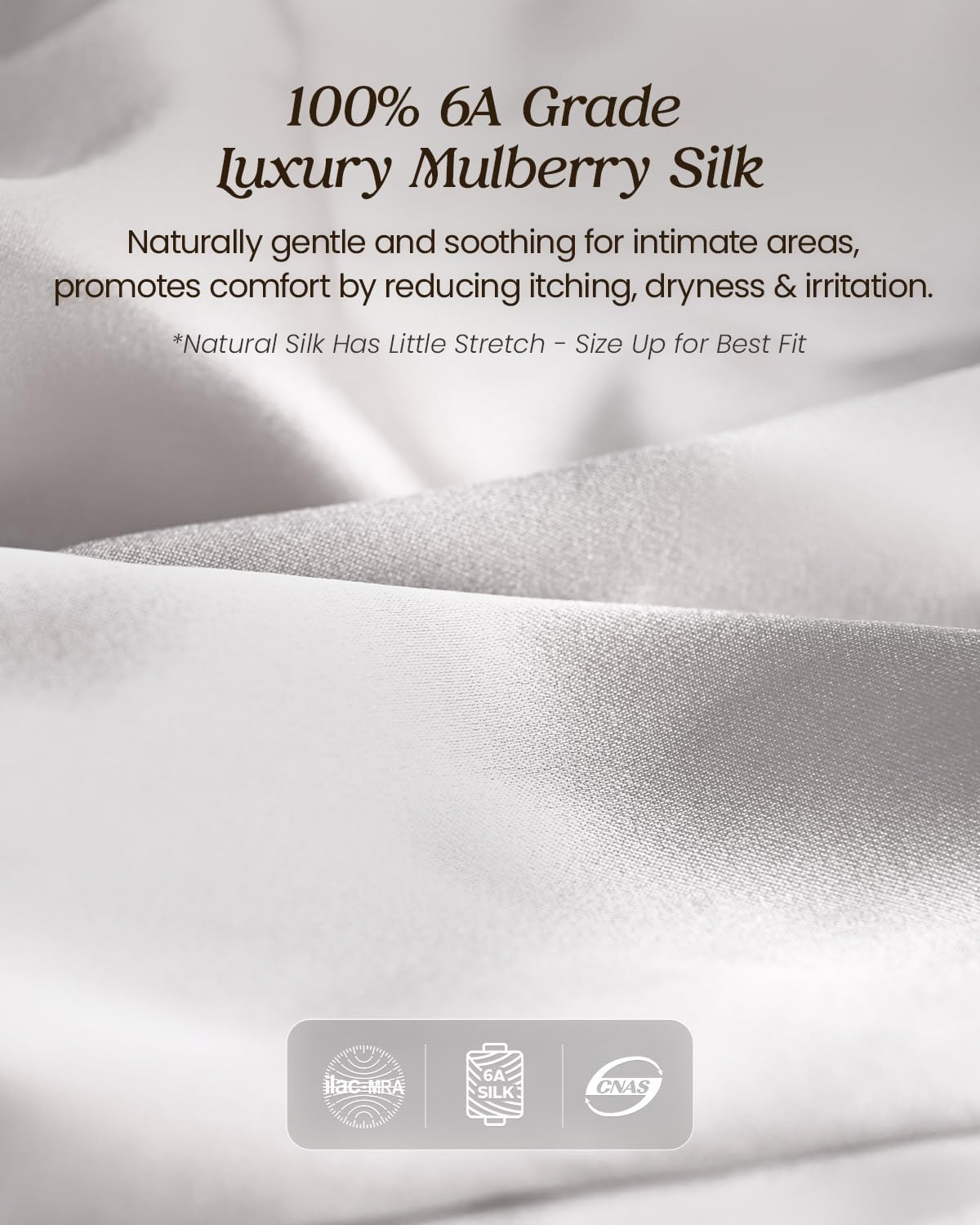 100% Mulberry Silk Thongs for Women, Sexy Shiny Silk Satin G-String Panties with Adjustable Ties, Cheeky T-back - Image 2
