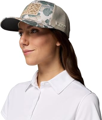 Columbia Unisex PFG Camo Snap Back