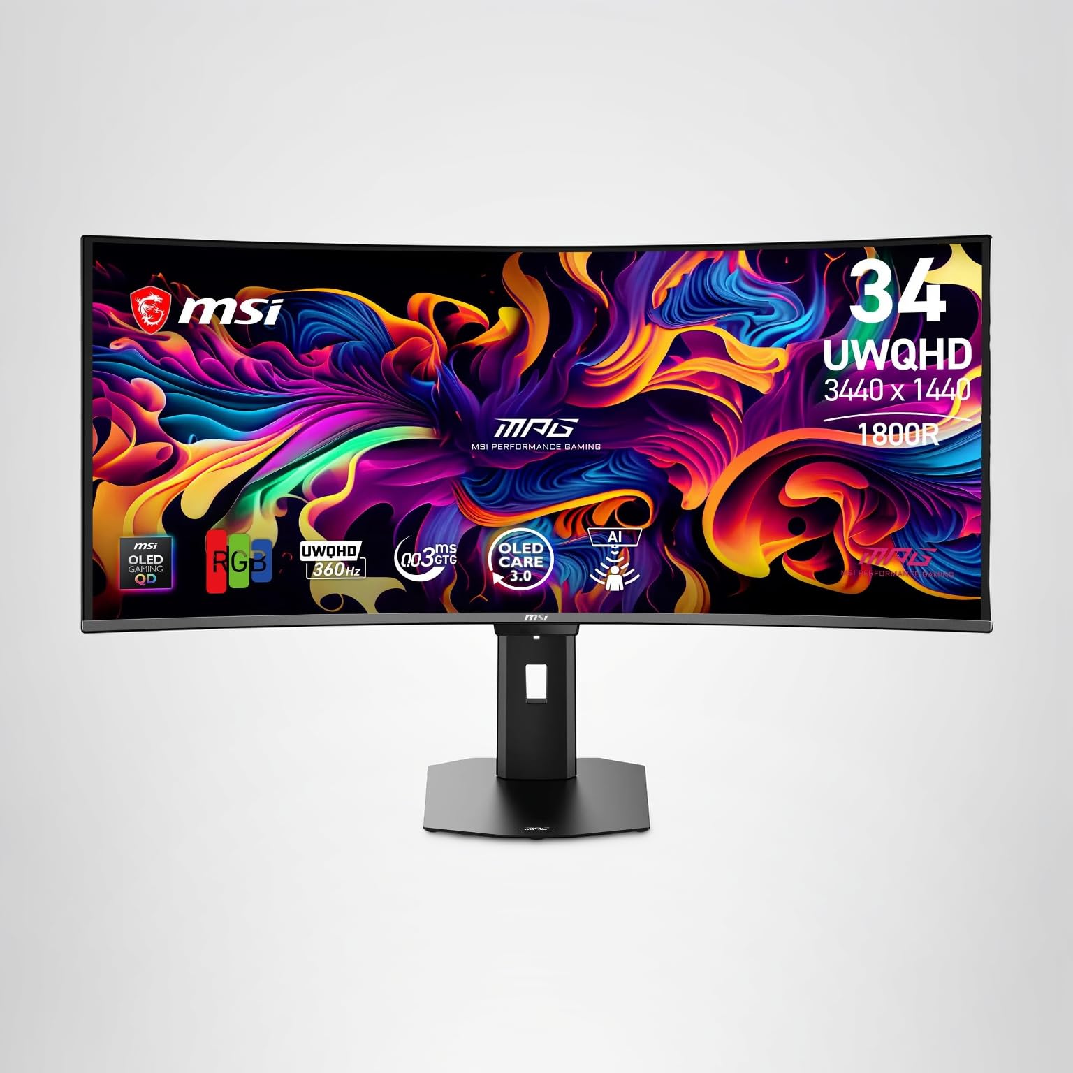 Amazon.co.jp: MSI QD-OLED ゲーミングモニター MPG 341CQR QD-OLED