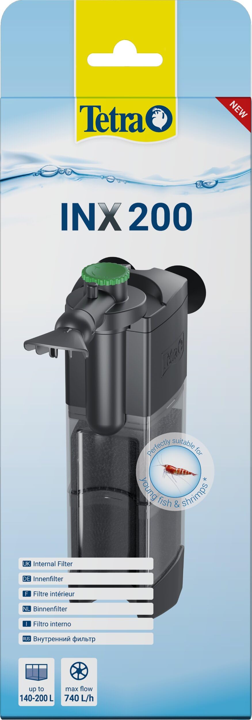Tetra INX 200 - Filtro Interno per Acquario, per acquari da 140-200 Litri