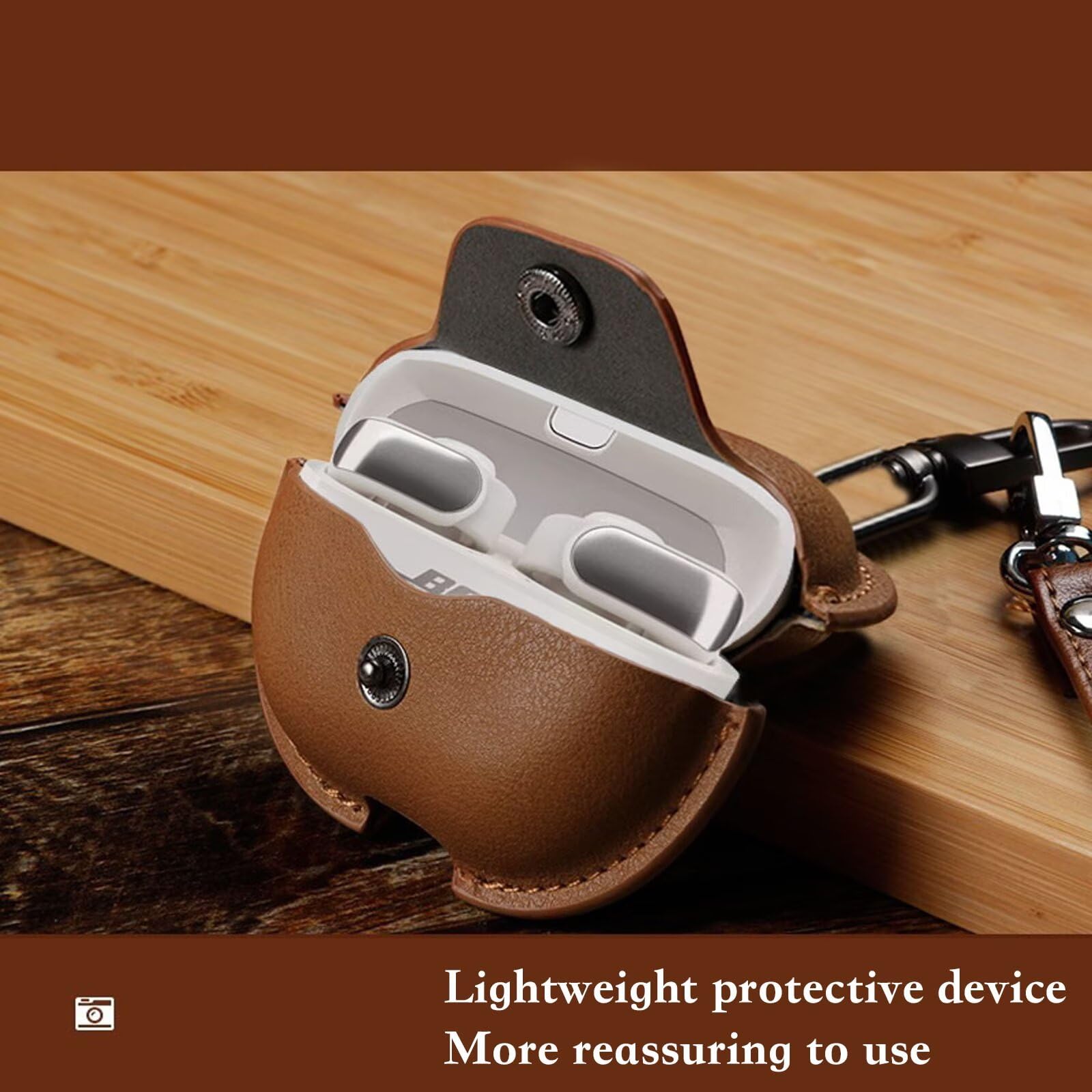 Amazon.com: for Bose Ultra Open Earbuds Case, Leather Shockproof