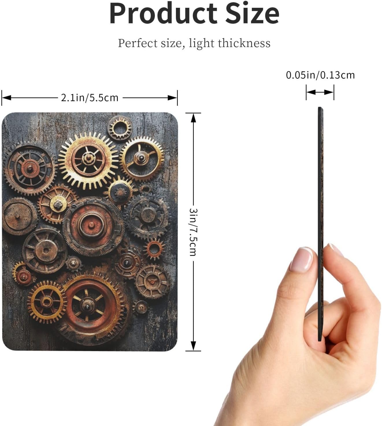 Fridge Magnets Waterproof Heavy Duty Small Magnets for Fridge Steampunk Mechanical Gears Refrigerator Magnets Mini Round Cute Decorative Magnets for Crafts Home Kitchen Office Whiteboard Decor image 3