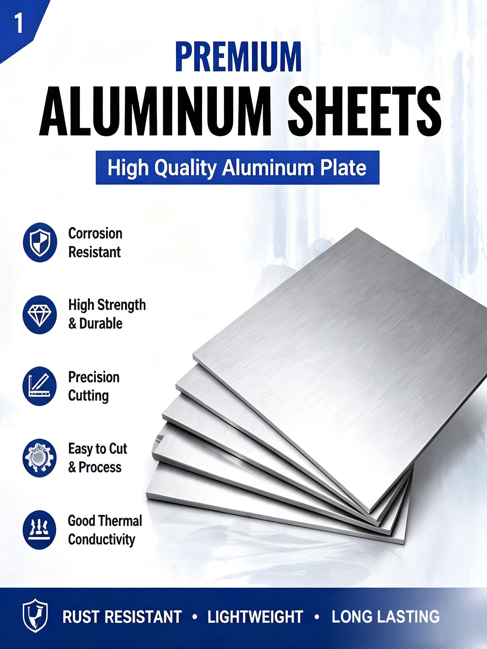 Aluminiumblech 1 Stück Verschiedene Größen für DIY CNC Projekte