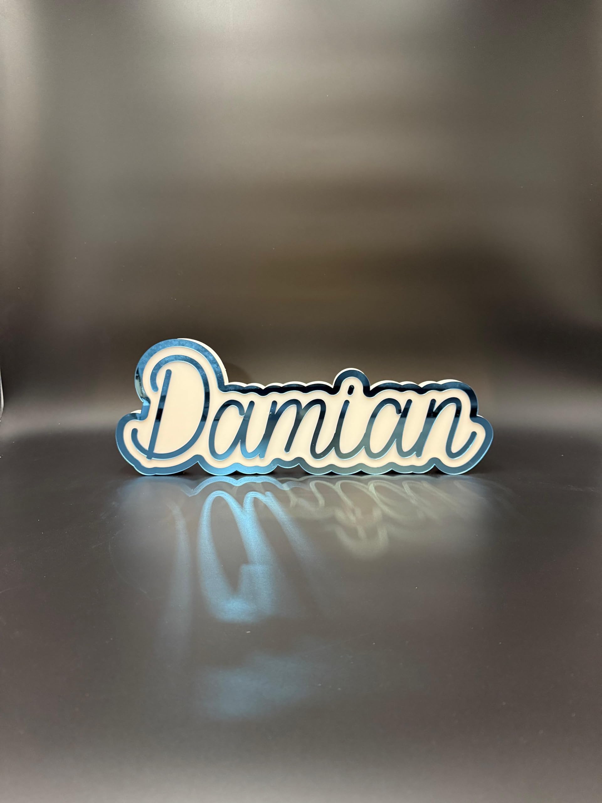 Orkidea Party scritta nome led neon personalizzata, da appoggio parete feste compleanno matrimoni negozi cameretta idea regalo. Made in italy