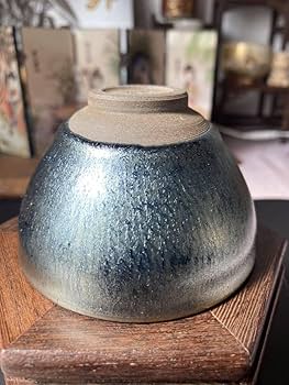 天目茶碗 茶道具 建窯盞 窯変釉 茶碗 油滴天目 曜変天目 天目釉 奇妙曜変茶碗 Amazon.co.jp: 天目茶碗 茶道具 建窯盞 窯変釉 茶碗 油滴天目