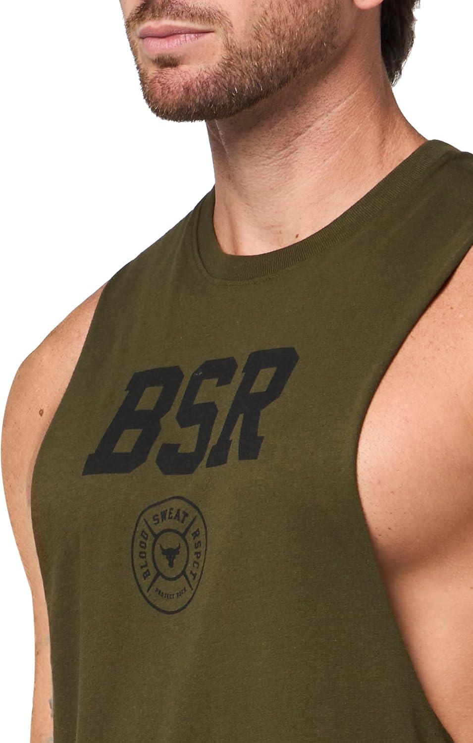 Under Armour Men's Project Rock Blood Sweat Respect Tank - Image 3