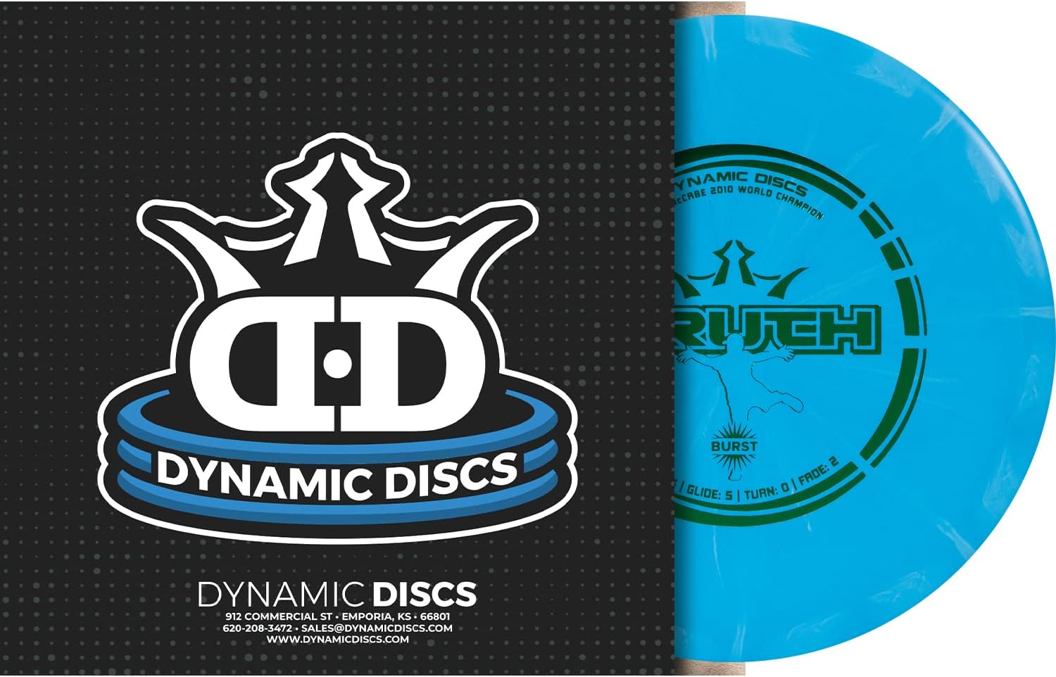 Dynamic Discs Prime Burst EMAC Truth Disc Golf Midrange | 170g Plus | Stable Frisbee Golf Midrange | Stamp Color Will Vary