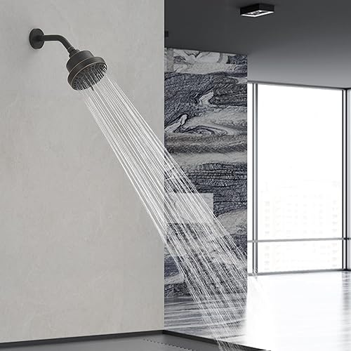 Miniatura 8 de Cabezal de ducha de alta presión color bronce, cabezal de ducha de 4.9 pulgadas con filtro mejorado que reduce el cloro y las sustancias nocivas