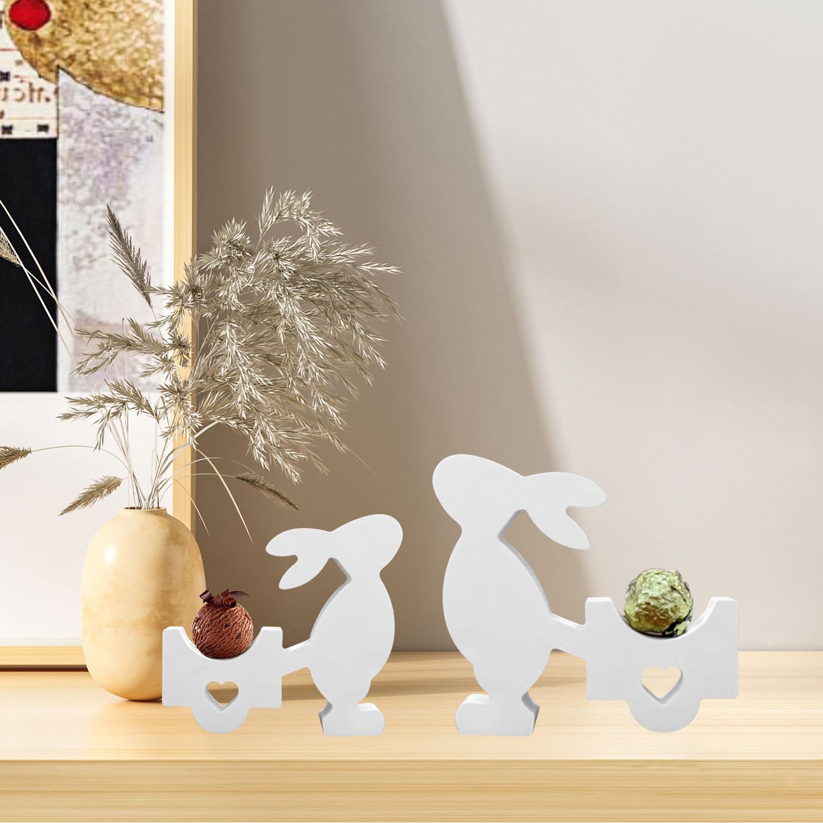 Stampo Per Resina E Gesso Stampo Silicone Coniglietto Pasqua 3D | Per Candele Fai Da Te, Resina, Gesso Stampo Per Resina E Cera A Forma Di Coniglio