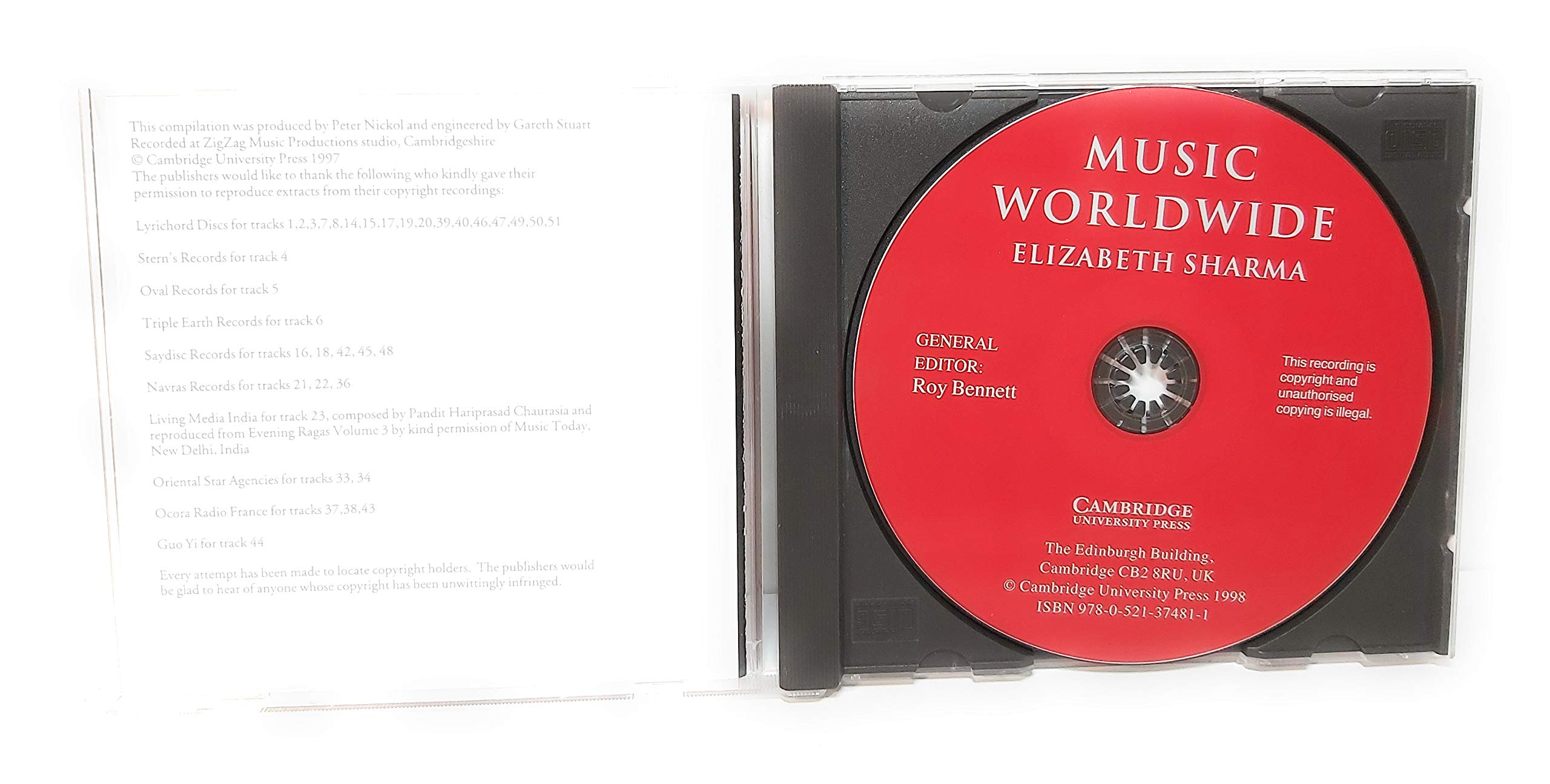 Music Worldwide CD (Cambridge Assignments in Music)