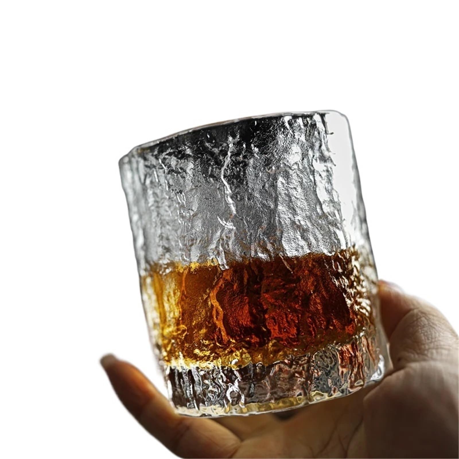 Vasos de Cristal Vasos De Whisky Tazas Antiguas Copas Cóctel Con Rocas Para beber(Two pcs)