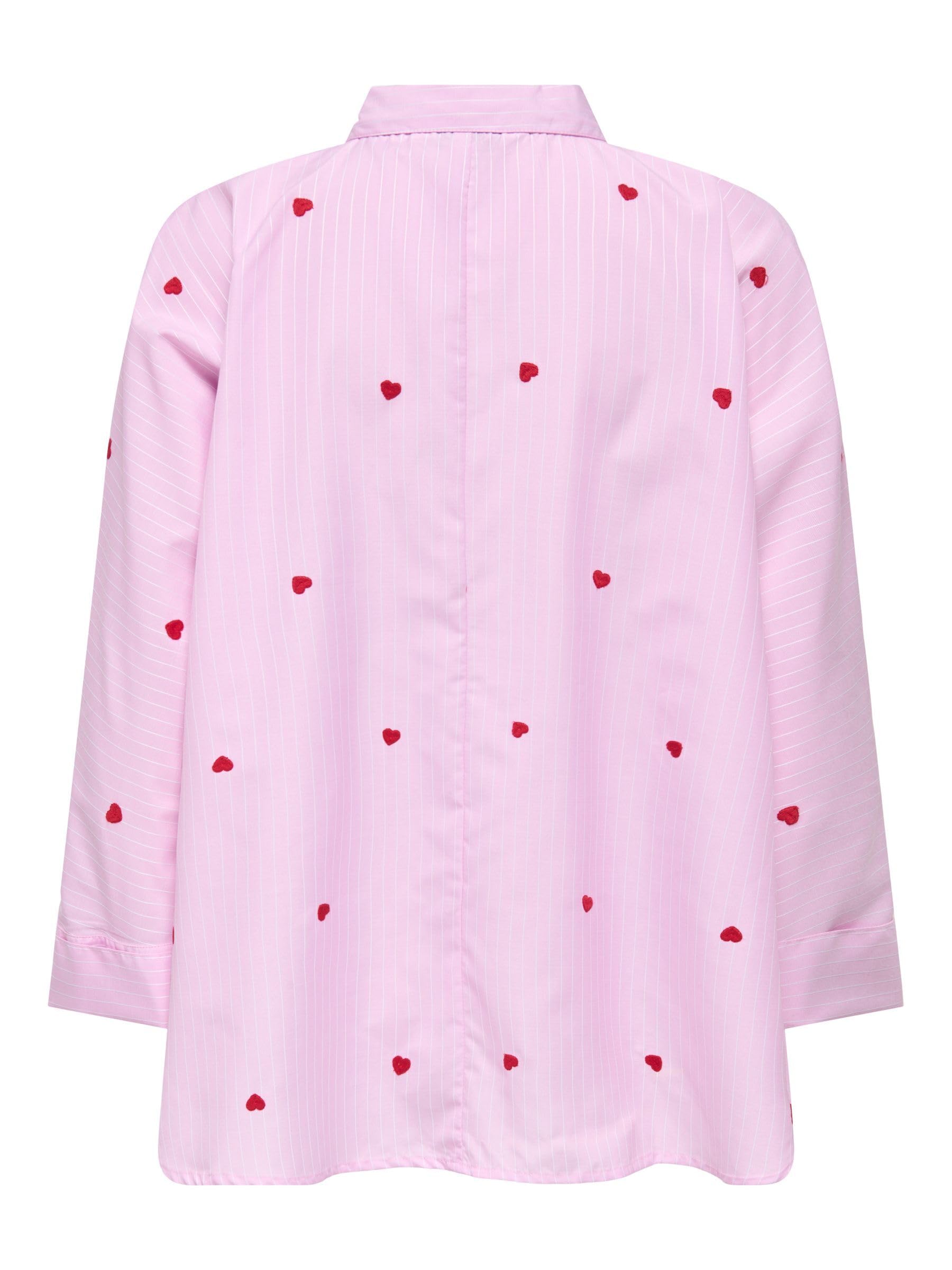 Only Onlnew Lina Grace STR EMB Shirt WVN Noos Onlnew Lina Grace STR EMB T-Shirt WVN Noos Femme (Lot de 1)