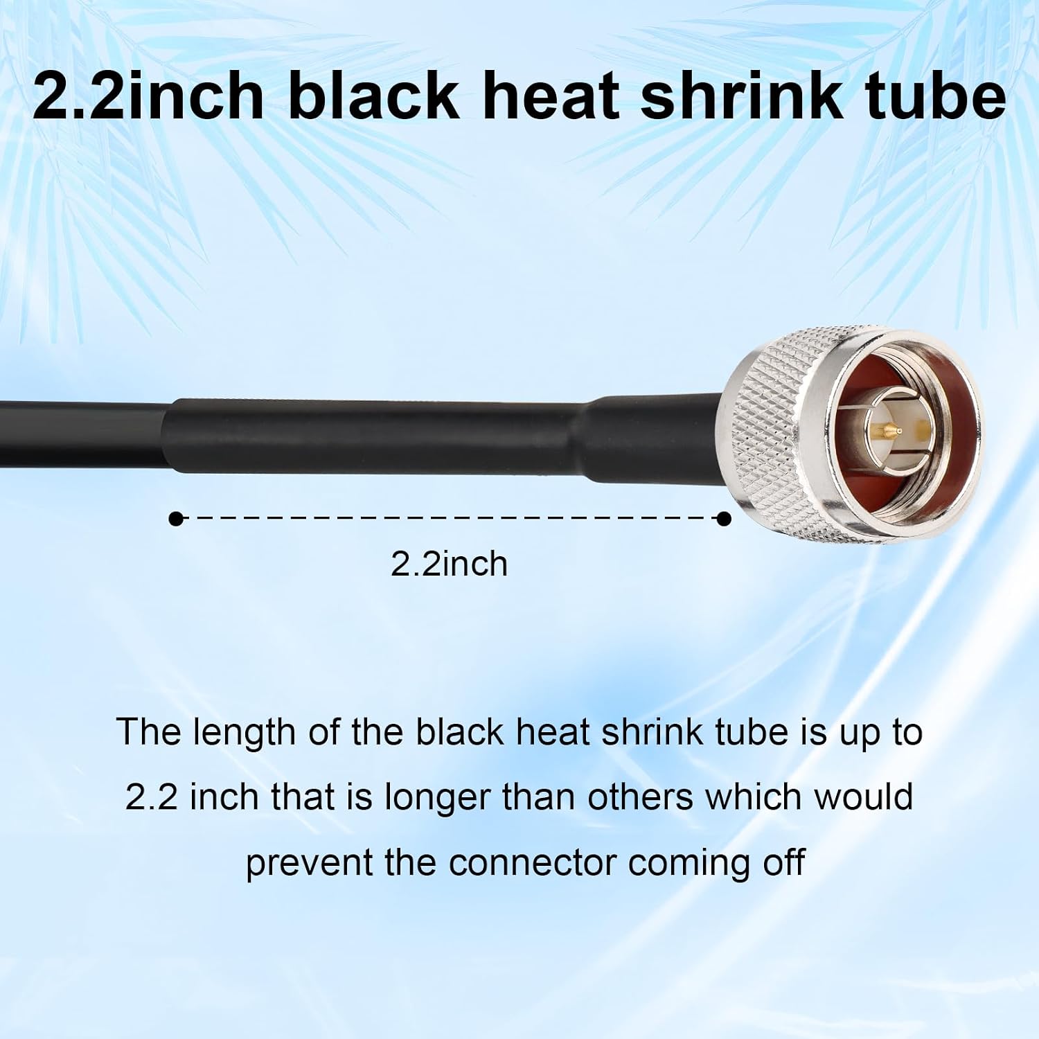 XRDS -RF N 10FT Type N RG58 50 Ohm Coax Extension Cable N Male to N Male Connector Pure Copper Coaxial Cable