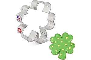 St. Patrick's Day's Four-Leaf Clover Cookie Cutter