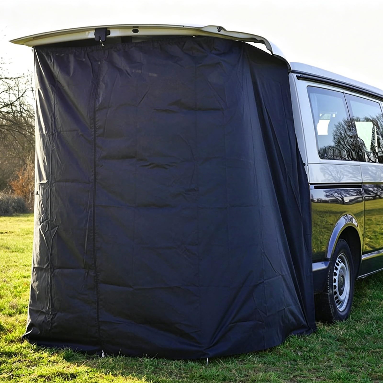 Heckklappen Zelt für VW TRANSPORT T5/T6, Heckzelt Verwendet Werden Umkleide, Duschkabine, Kochnische Oder Einfach Mehr Platz