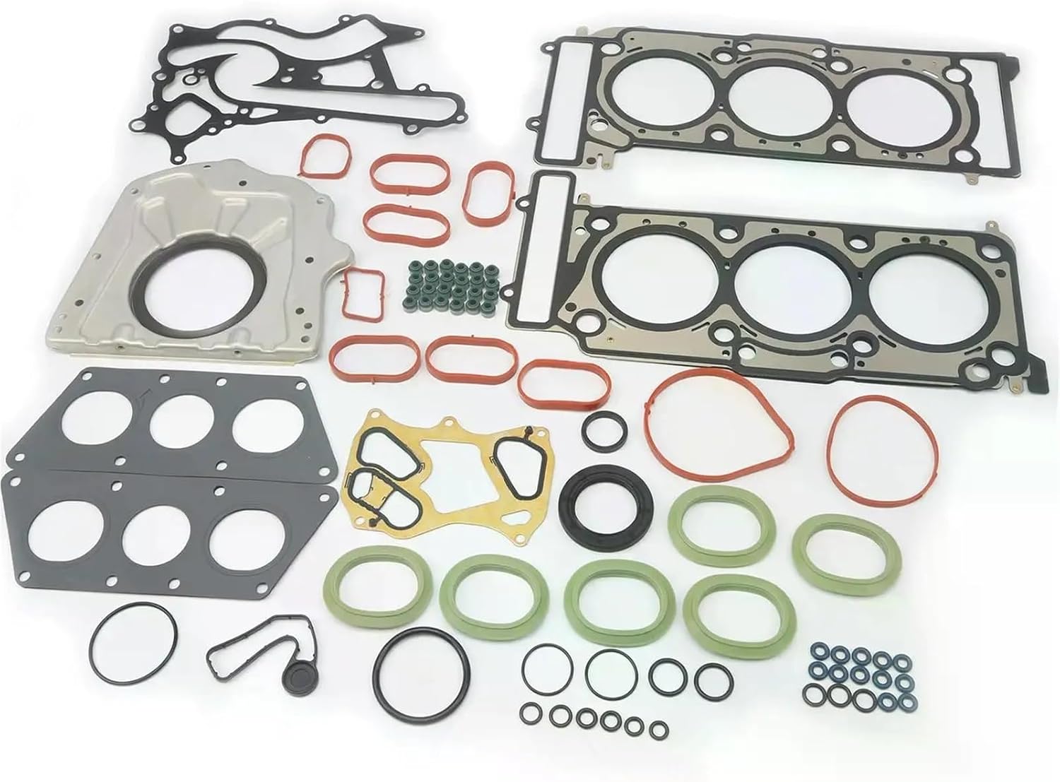 2760303917 2760304017 M276 Engine Overhaul Pistons Bearings Gasket Seals Set Compatible with Mercedes-Benz CLK350 CLS350 E350 CGI 3.5L V6