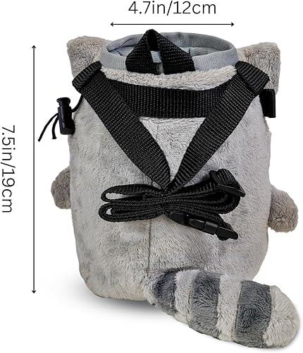 Miniatura 3 de Bolsa de tiza para escalada en roca, bonita bolsa de tiza para bouldering, gimnasio, escalada en interiores y exteriores con cinturón ajustable,