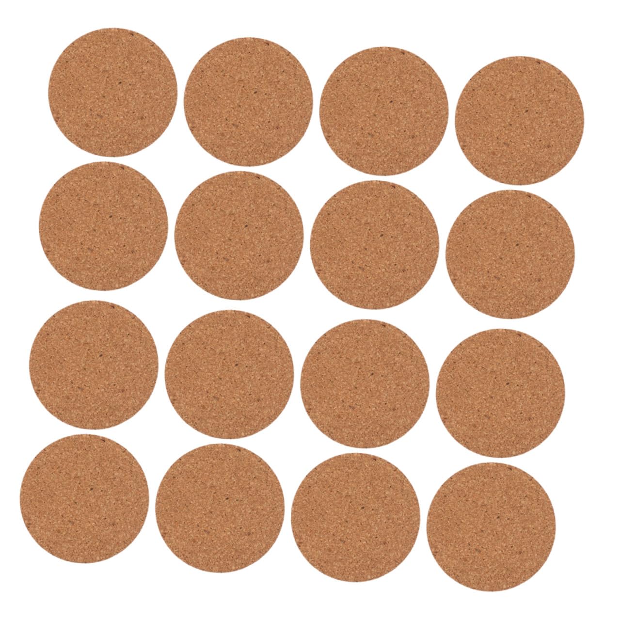 Sous-verres ronds en liège de 9 cm Baluue lot de 50 pour table et bureau