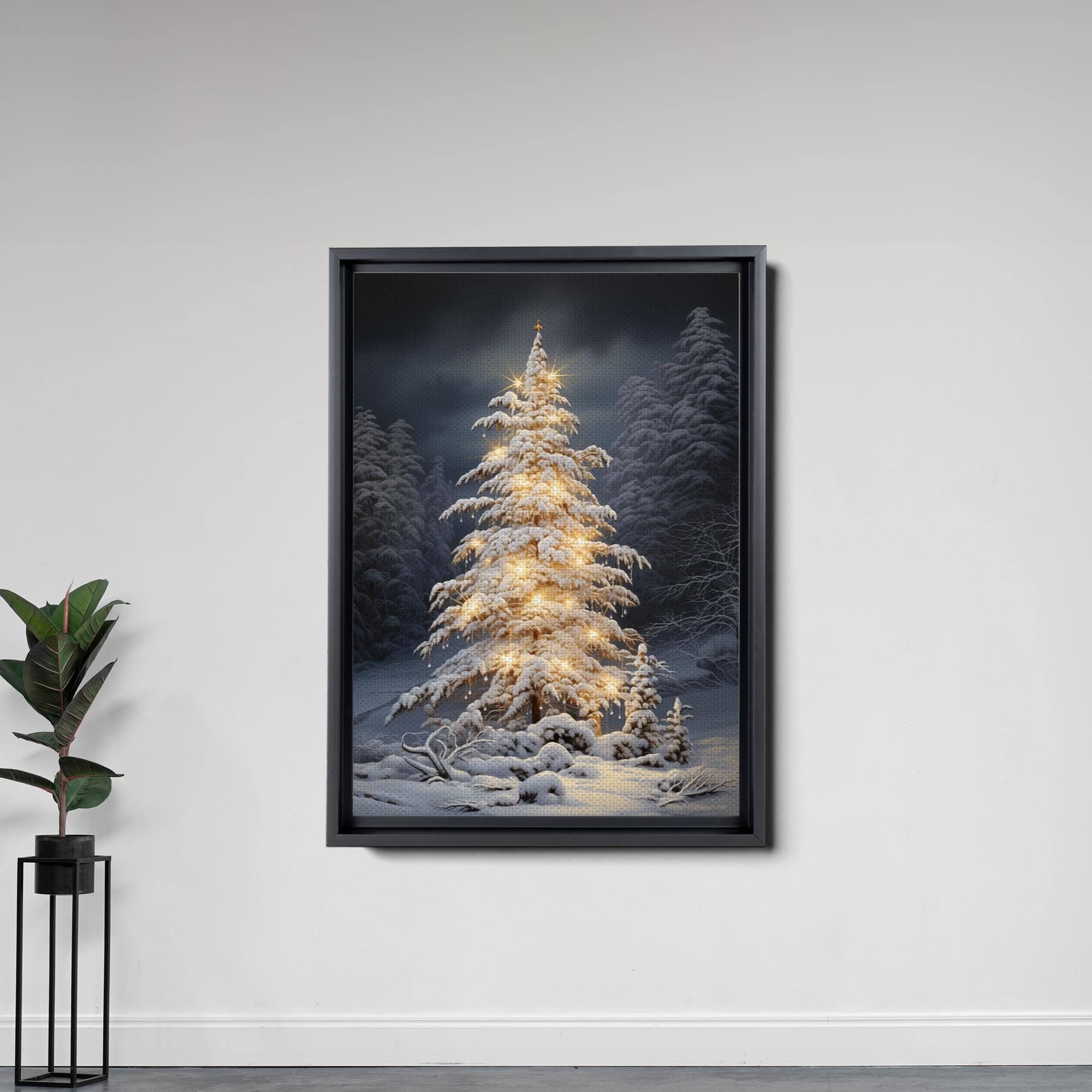 Amazon.com: StoreUSA97 Christmas LED Lighted Canvas Wall Art
