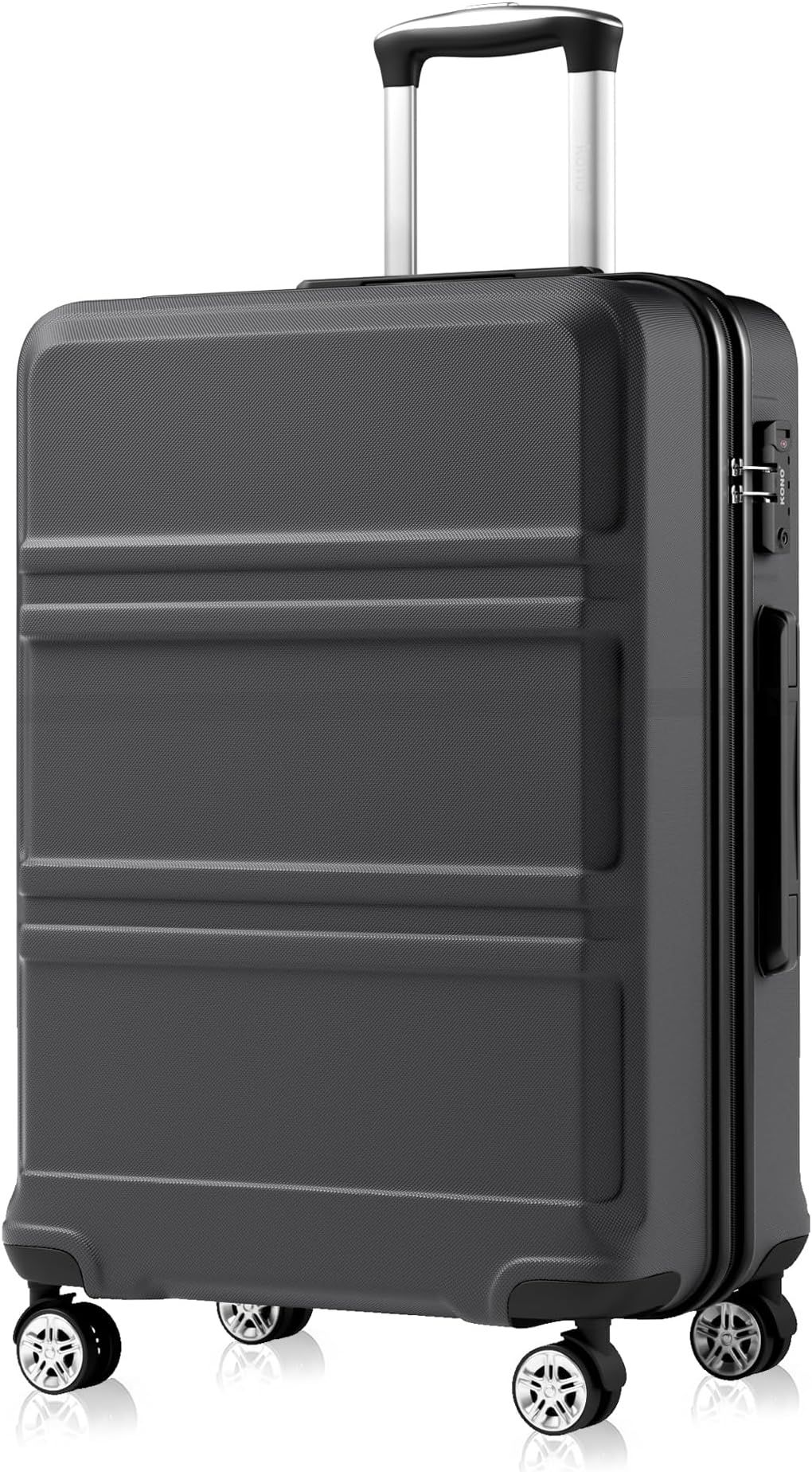 Medium Suitcase with TSA Lock, Lightweight Hard Shell Checked Luggage