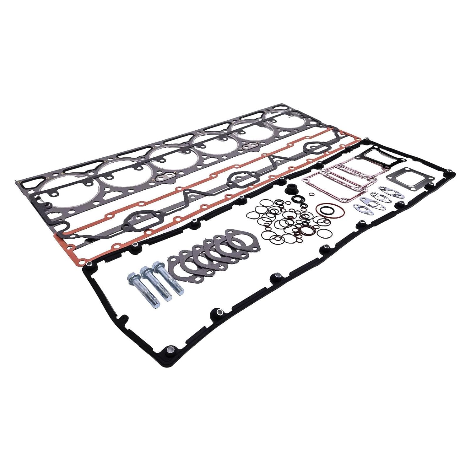 Upper Engine Gasket Set 4089478 408-9478 Compatible with Cummins Diesel Engines QSM11 N855 M11 L10 250