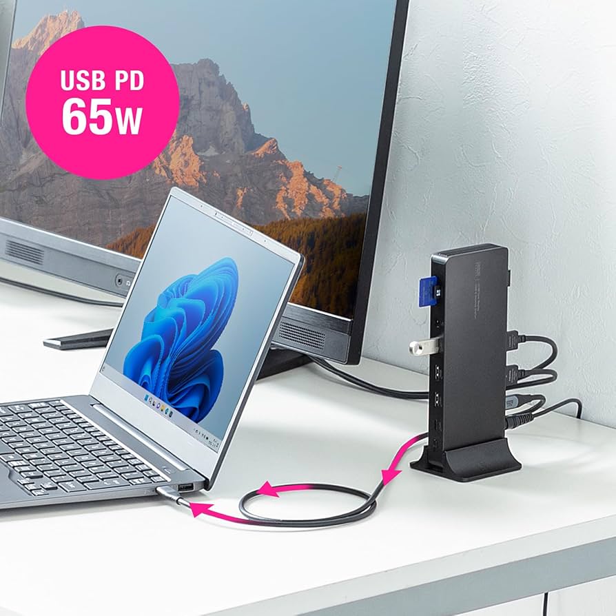 Amazon.co.jp: Sanwa Supply USB-C VDK16 Docking Station (4K