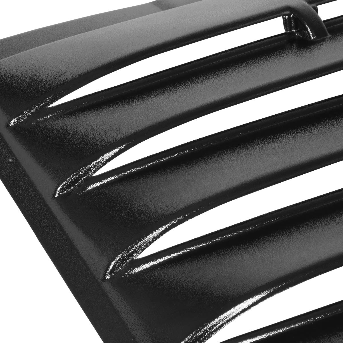 DNA Motoring WINL-009 Rear Window Louver Windshield Sun Shade Cover , Black