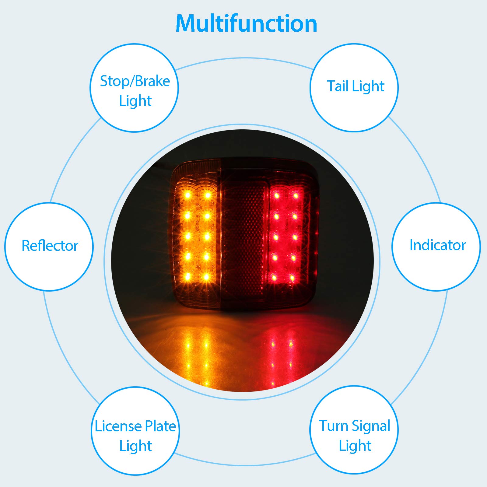 XPOtool Luci Posteriori 2 Pezzi Collegamento Luce Retromarcia T.1 Luce - Foto 5