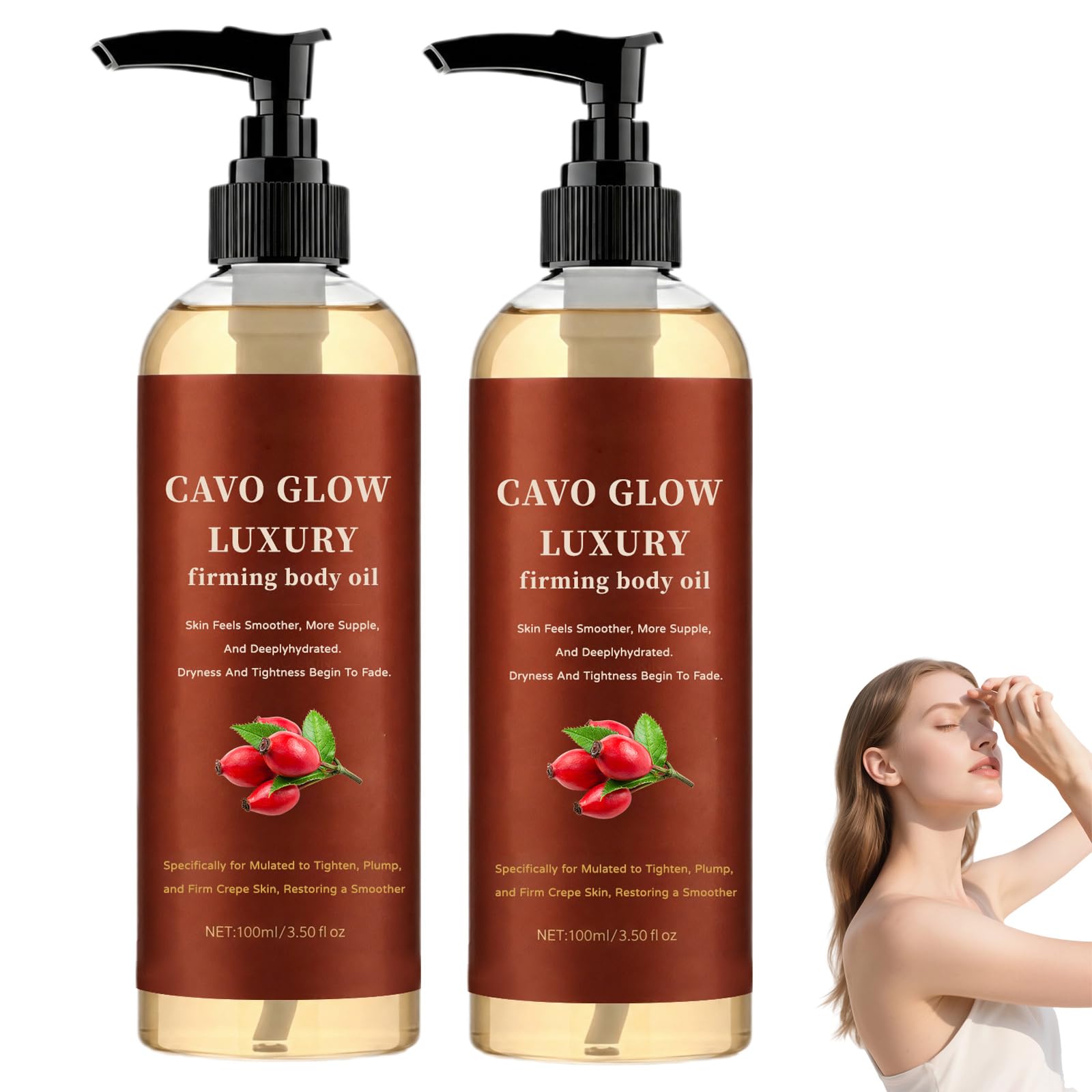Cavo Glow Luxury Firming Body Oil for Crepey Skin