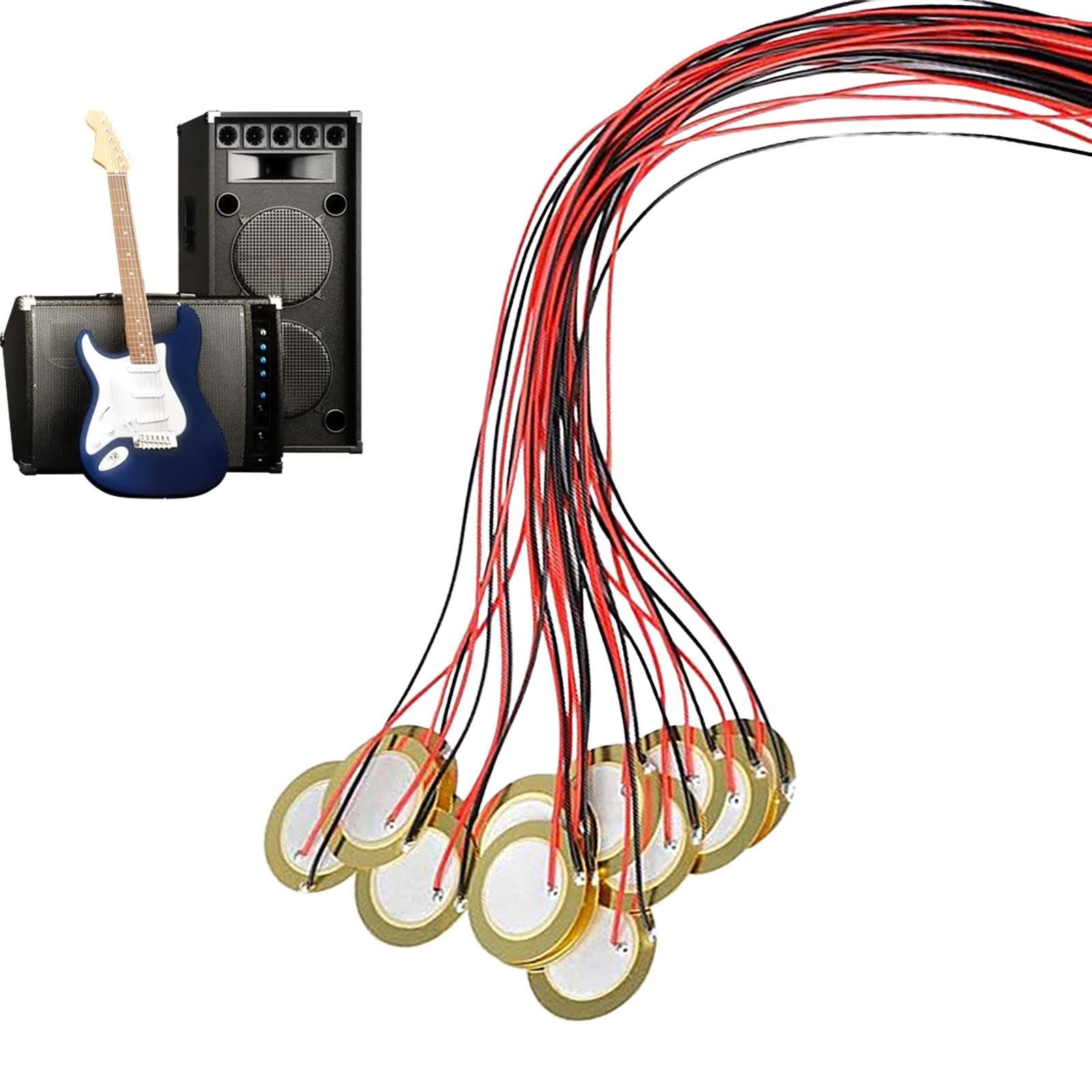 AIWA GP-1 GUITAR PICK MIC ギター ピックアップ Amazon.co.jp: ピエゾマイク - 9.8 インチのワイヤーを備えた