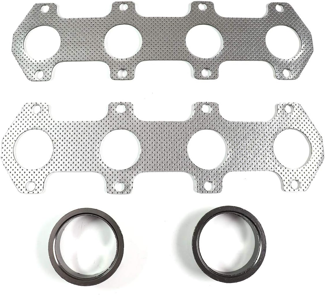 DNA Motoring GKTSET-F150-04-54L-LONG Aluminum Exhaust Manifold Header Gasket Set Replacement