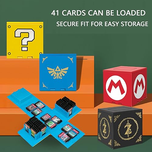Miniatura 7 de doepeBAE Game Card Case Compatible with Nintendo Switch,Extra Large Capacity Switch Game Case,Upgraded 41 Slots Switch Game Card Storage Box,Press